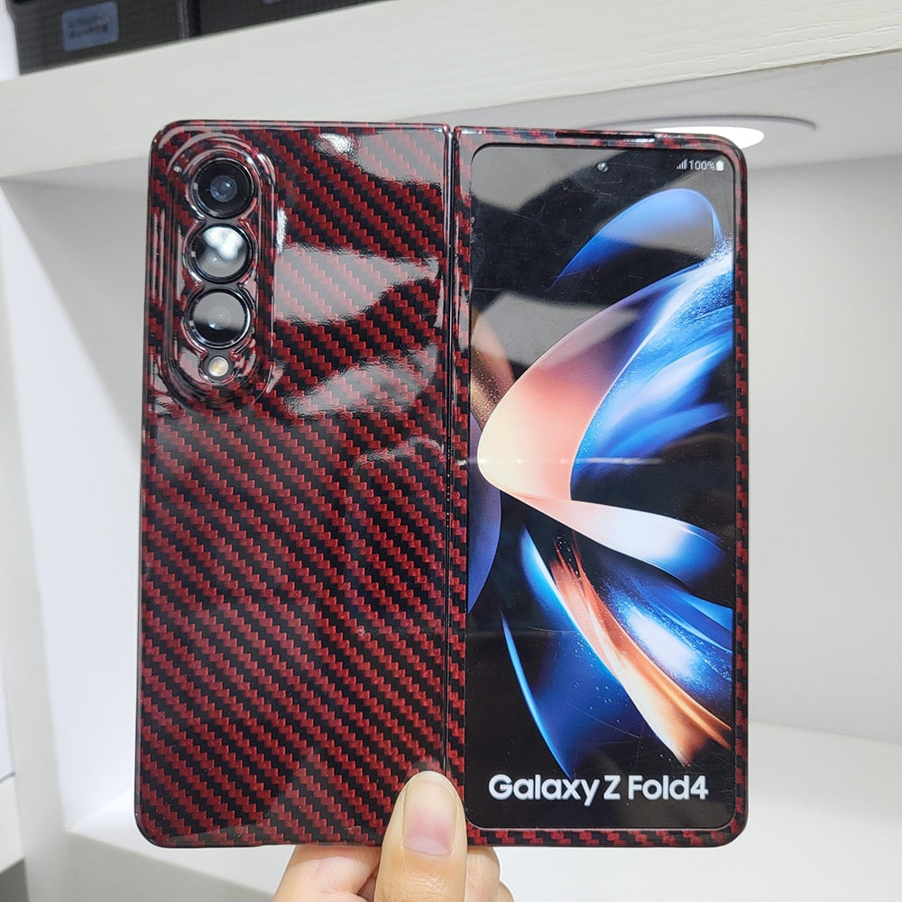 Real Carbon Fiber Case For Samsung Galaxy Z Fold - Premium Mobile Phone Cases from Dressmycell.com - Just $50! Shop now at Dressmycell.com Real Carbon Fiber Case For Samsung Galaxy Z Fold - Premium Mobile Phone Cases from Dressmycell.com - Just $50! Shop now at Dressmycell.com